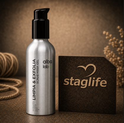 Limpia y Exfolia Scrub Mask Gel - Cuidado Facial Premium
