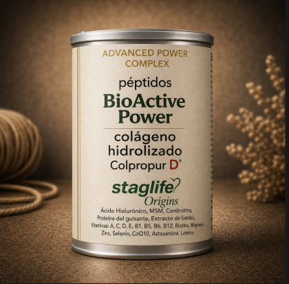 BIOACTIVE POWER COLÁGENO PÉPTIDOS 5000mg - StagLife